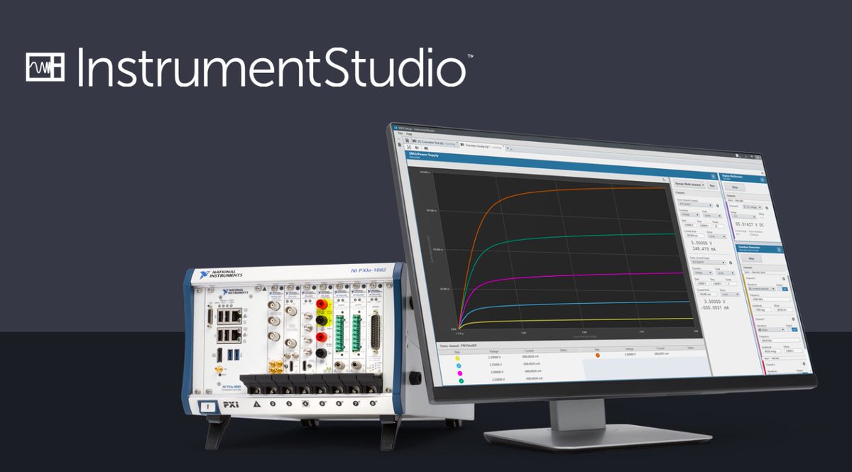 Integrate instruments in a single view. Export configurations to code ...