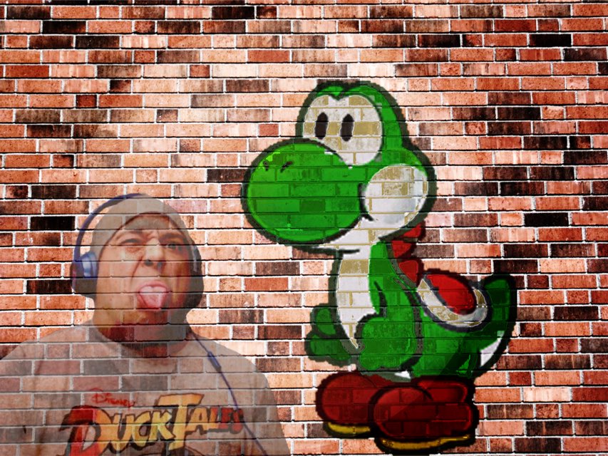 RickyMercado7's tweet photo. Donkey Kong must of made some graffiti on the wall #dashiemaker https://t.co/536dYCWzDZ