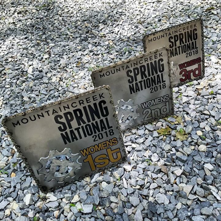 usacycling's tweet photo. Third stop for #ProGRT is this weekend, May 25-27 @mountaincreek Spring National Pro GRT in NJ. Online registration closes tonight! The trophies are ready and looking rad #MCBP https://t.co/uRNXGJTszV