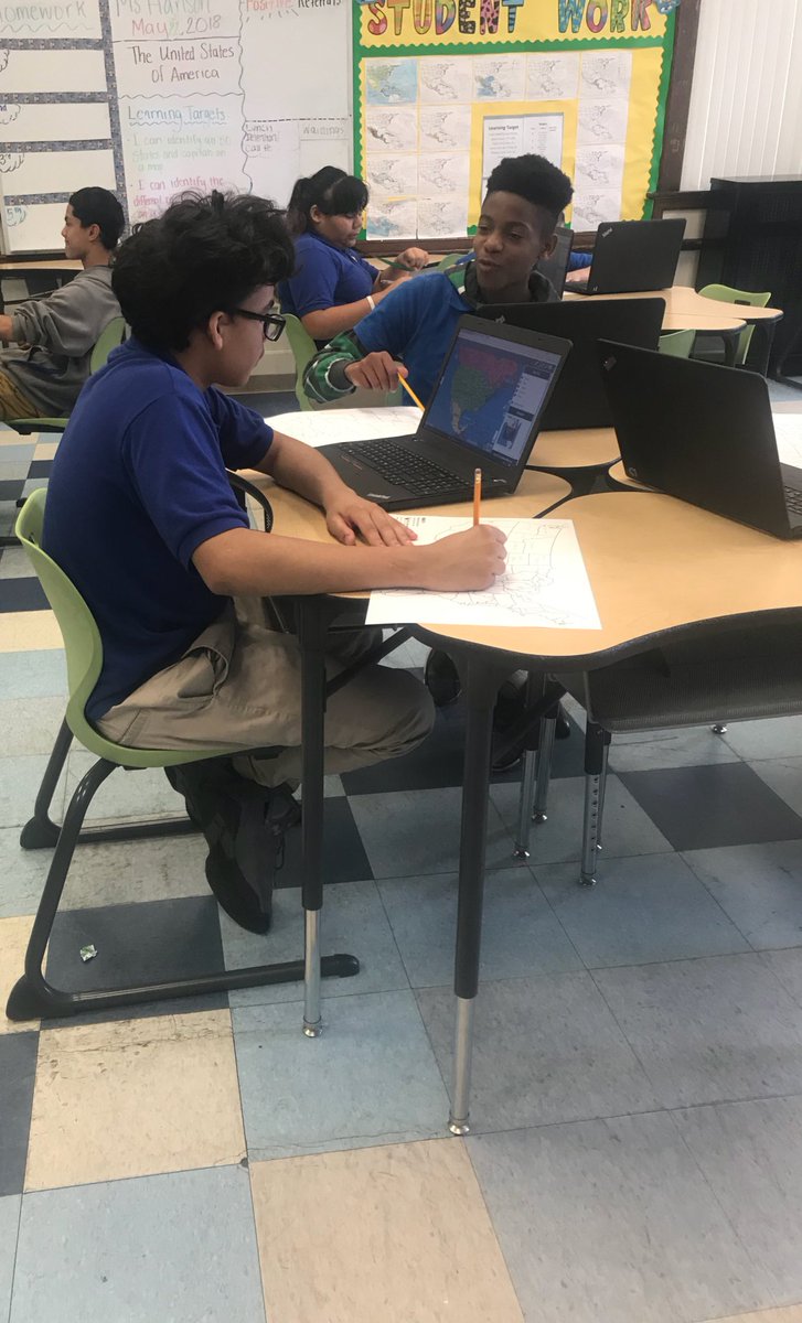 Getting ready for 8th grade by starting to learn about the United States! #bstemhartford <a href="/BSTEMhartford/">Betances STEM</a> <a href="/MrRichT1P/">Tyrone Richardson</a>