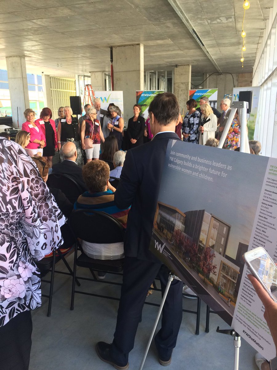 #YWSheMatters congrats to Sue and team! Welcome to our vibrant urban village