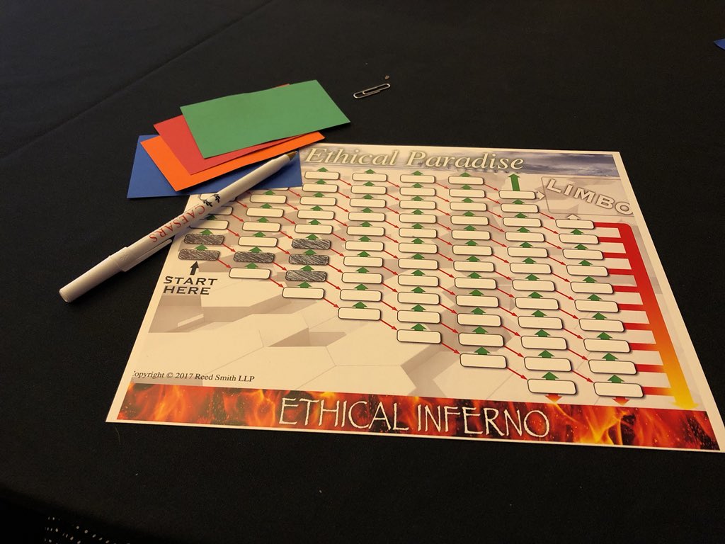 cococfg's tweet photo. Ligation Discovery and Ethical Dilemmas meets Chutes and Ladders #OpenTextEnfuse #enfusecon https://t.co/wMkk5N8MvD