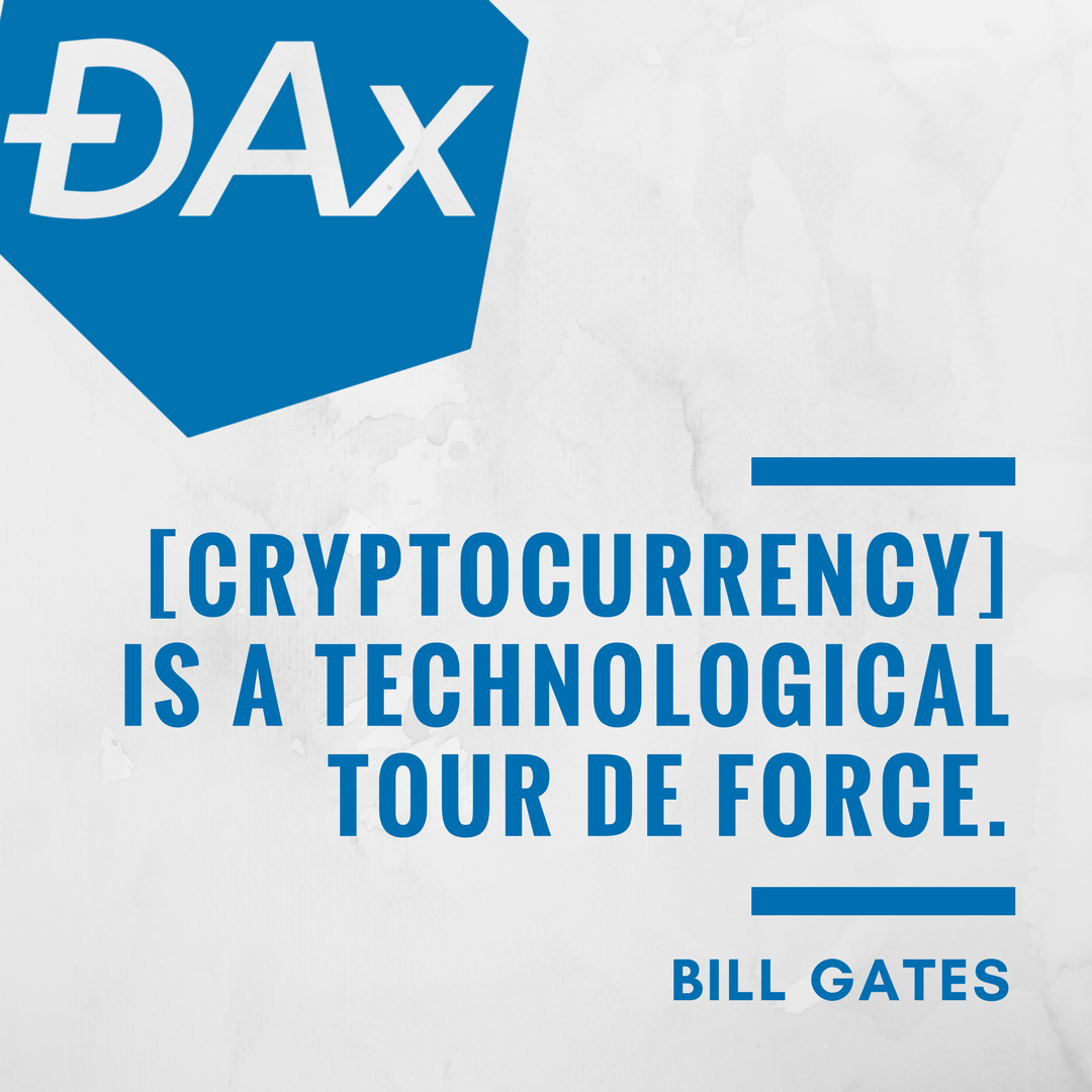 DAxExchange's tweet photo. When #BillGates speaks, people listen! #Crypto is revolutionizing tech forever—are you on board?  #DACQ #cryptocurrency https://t.co/8BcqGmNgIX