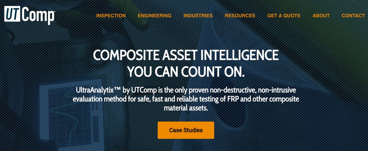 UTComp's tweet photo. We are proud to debut our new website - check out https://t.co/GkkmR5MLUy for the latest news &amp; info on #FRP and #composite inspection and engineering. https://t.co/XjS83xPAzG