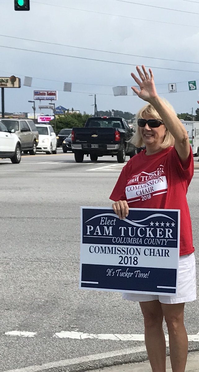 PamPtucker's tweet photo. Please don’t let the weather keep you from coming out to vote for me today. I need every single vote! And thank you a million times to all of who have already voted for me. I greatly appreciate all of your support. Help us have a victory tonight! 🇺🇸🇺🇸🇺🇸🇺🇸
#ItsTuckerTime https://t.co/RJBAt47DW9