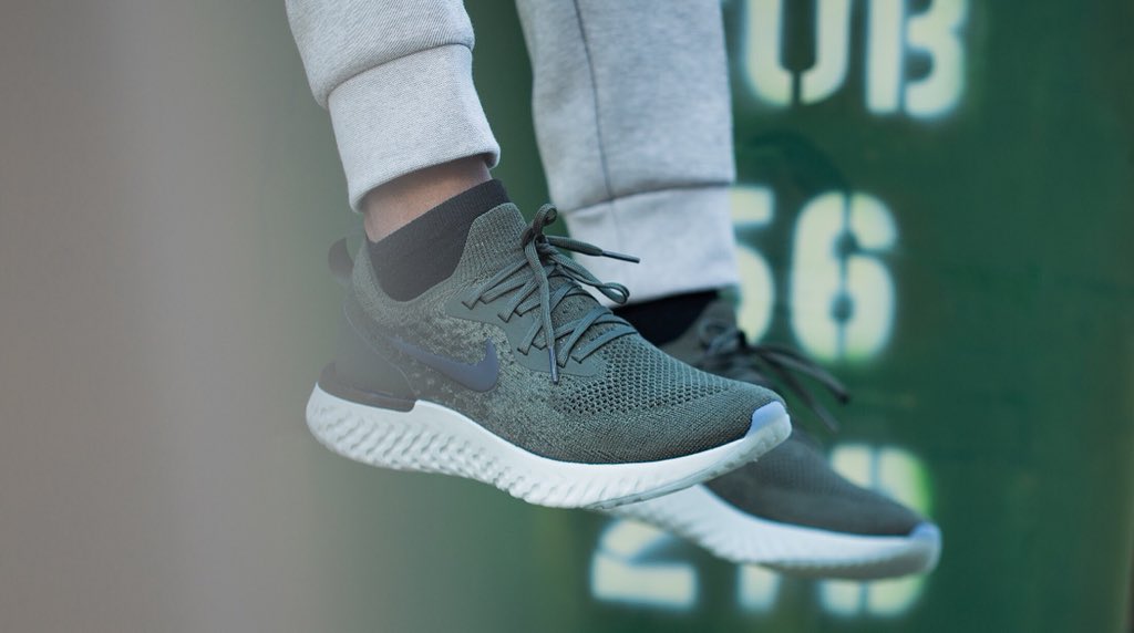 nike epic react flyknit cargo khaki womens