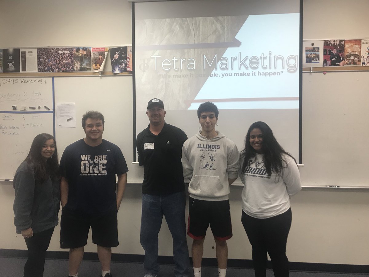 Congrats to Sanjana, Chris, Adam and Stephanie of Tetra Marketing on winning the <a href="/barnwoodsports/">Home Plate Tim(Tim Kuncis)</a> account for 6th period. You guys were tough competition! 🏆🥇