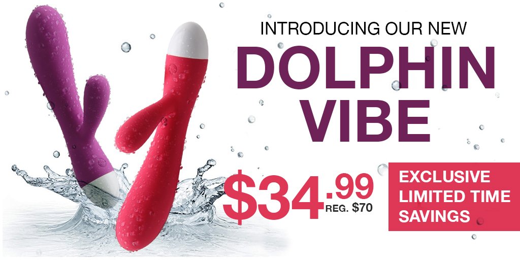 Luxurious_Bliss's tweet photo. Exclusive Limited Time Offer. Introducing the New Dolphin Vibrator for Only $34.99, reg. $69.99. Get it at this price while quantities last! https://t.co/dK9jqgY8xX
#VibeAllDay #VibratorSale #Vibrators # Vibes #sextoy #adult #adultotys #pleasureproducts #sexshop #adultstore https://t.co/cVmQ7yRvUS