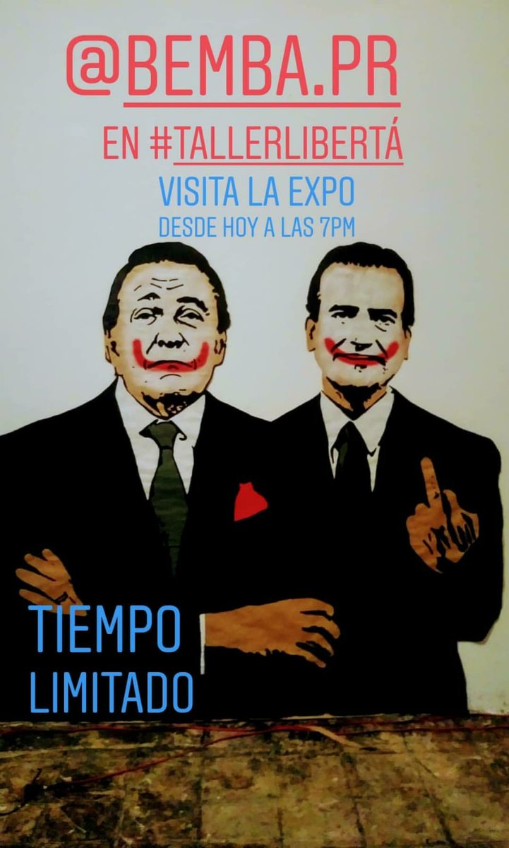 VueltabajoSitio's tweet photo. Visibilizando Buitres
¡visita la expo!
#bembapr @Bemba_pr
#adescentralizarlasartes
#TallerLibertá #mayagüez https://t.co/XxXq7xaugk