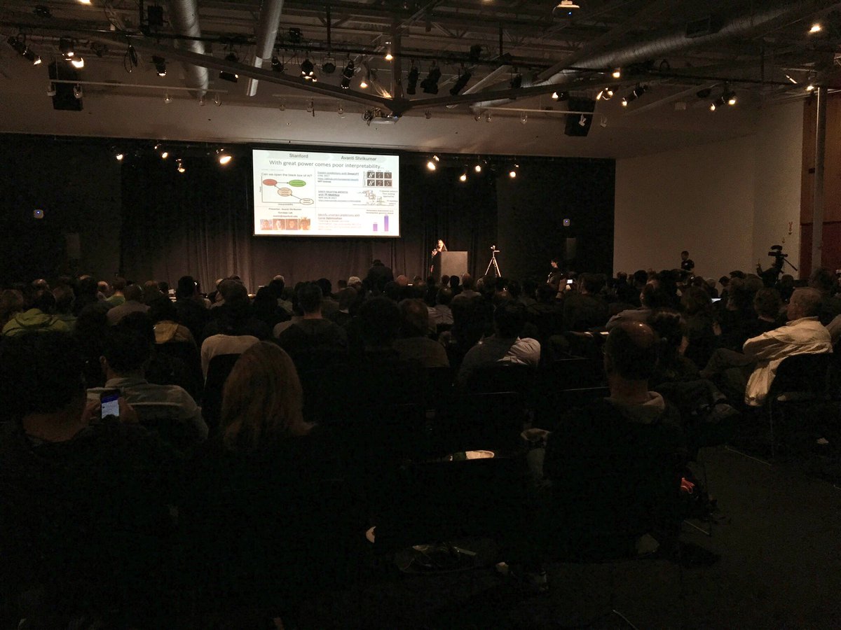 TangAnnabelle's tweet photo. #TBT #2018aidownload Avanti Shrikumar, a Stanford Computer Science Ph.D. student talked about interpretability in AI. https://t.co/DTF1LiO5n8