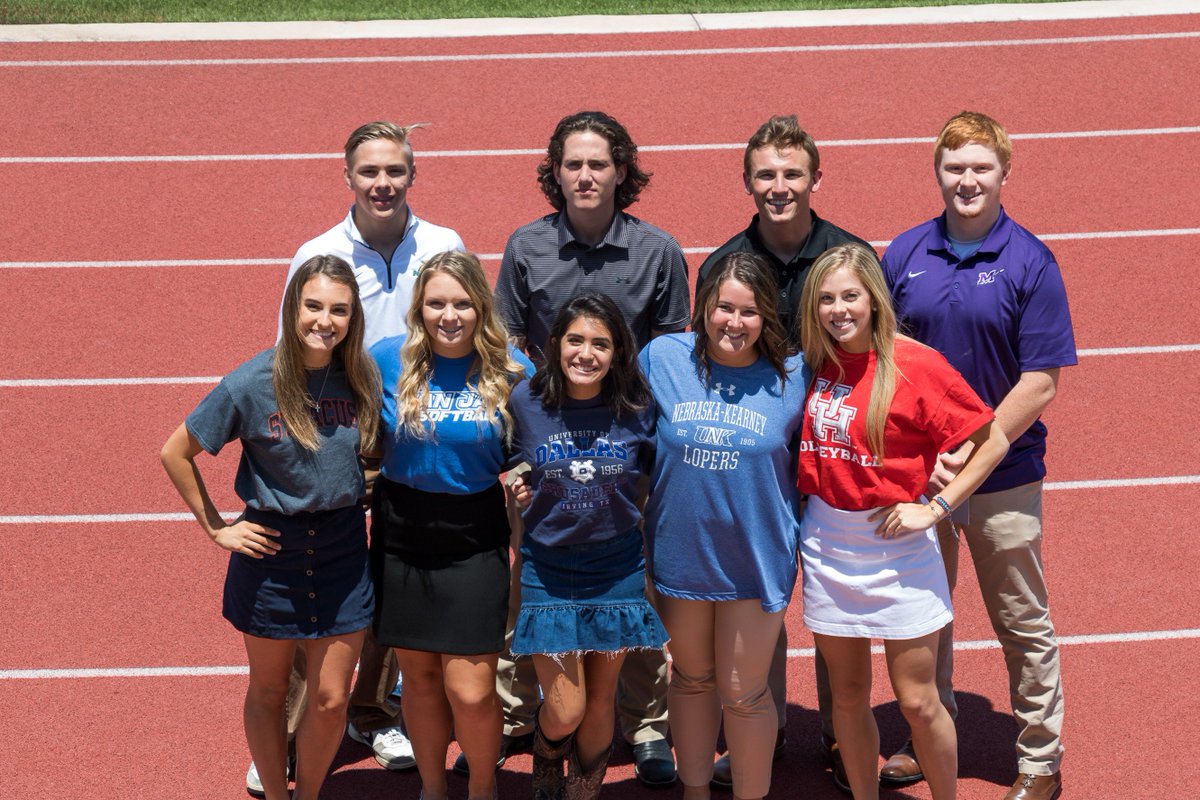CCISDAthletics's tweet photo. Congratulations to the 102 CCISD athletes who were awarded scholarships to play at the next level in their respective sports after graduation! This is a record number of students. See the full list of athletes and full photo gallery here: https://t.co/avXQ34WlyJ https://t.co/x7Z3jpWAD5