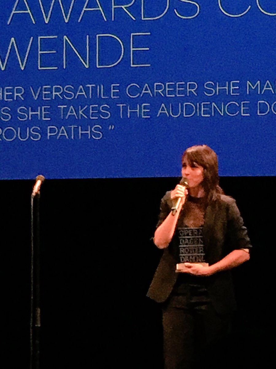 9Dragons_tongue's tweet photo. Congrats!!! #JongeDame @wendesnijders #ODRAward at #ODR18 @LuxorTheater 🏆 https://t.co/i0yssC8TGn
