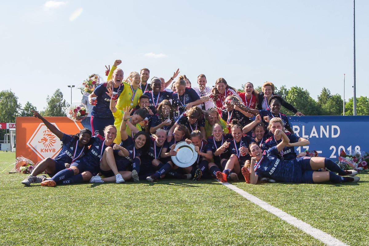 Gefeliciteerd <a href="/AjaxVrouwen/">Ajax Vrouwen</a> met het kampioenschap! Een mooie prestatie 🏆