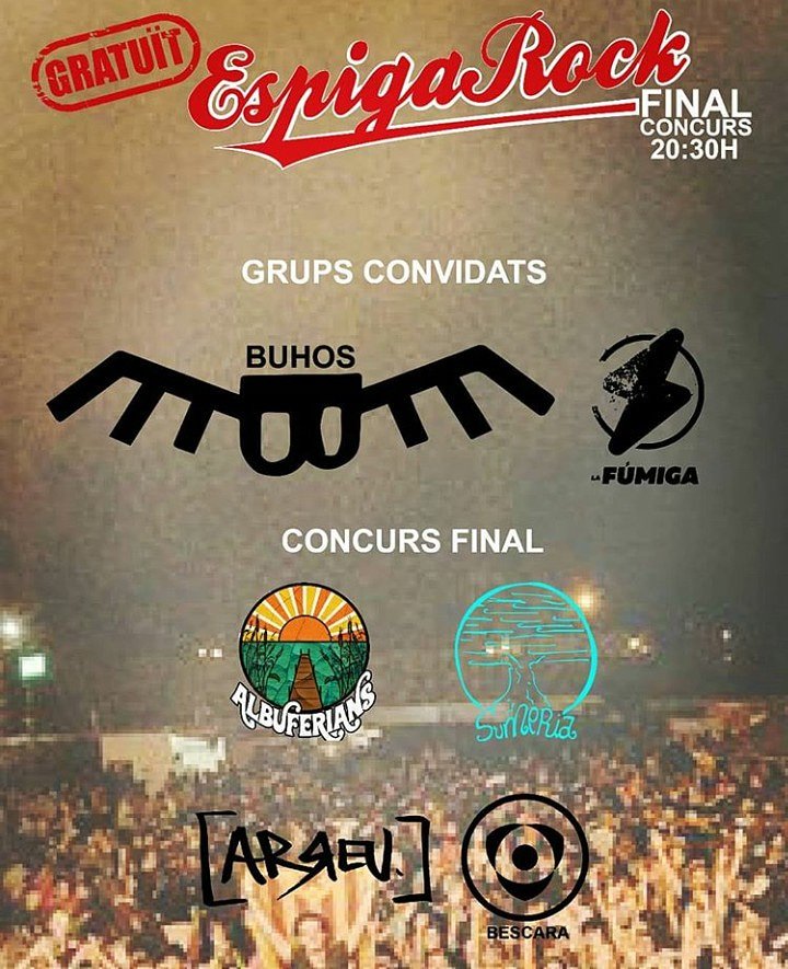 SumeriaGrup's tweet photo. Encara no heu fet plans per al cap de setmana? 🤔
Divendres a partir de les 20h estarem a la Sala Magazine (València). A més a més, dissabte estarem a la final de l’EspigaRock a Sueca a partir de les 20:30 h on el vostre suport serà importantíssim!!
Vos esperem!! 🙌💜 https://t.co/fWjJCdZsdH