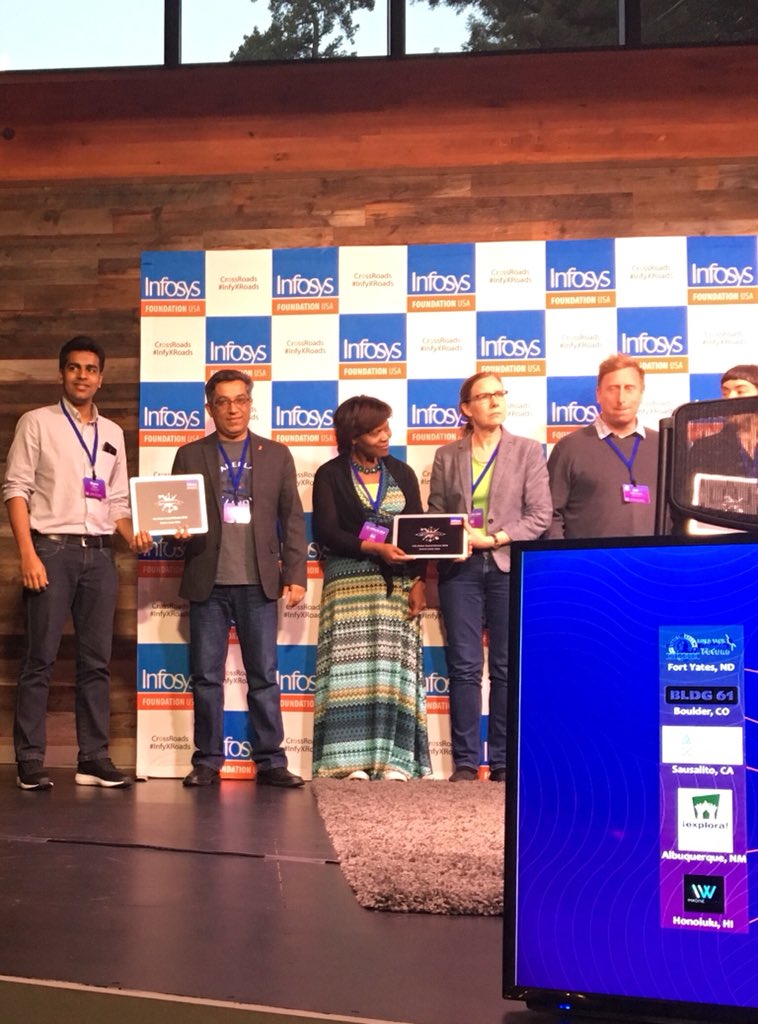 UIMakerLab's tweet photo. Honored to be one of the recipient of the #infymaker awards to expand #making to low income families in #chambana at #InfyXroads https://t.co/1YX2iHHqah