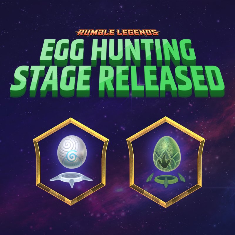 LegendsRumble's tweet photo. We have a great news for you! as stated on our Road map, we have just lunched egg hunting Stage! you can know go to market and purchase some Unicorns or Dinosaurs Eggs! https://t.co/sztB1oXfav https://t.co/rXpv5uEv8l
