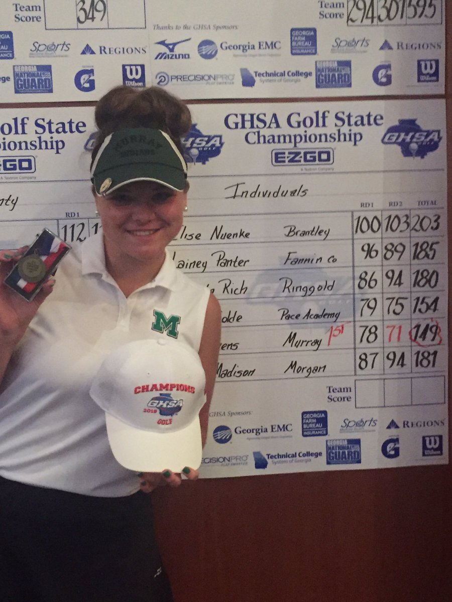 mchs_white's tweet photo. State Champion AAA Golf ⛳️🏆#gotori https://t.co/EstNBLEDDm