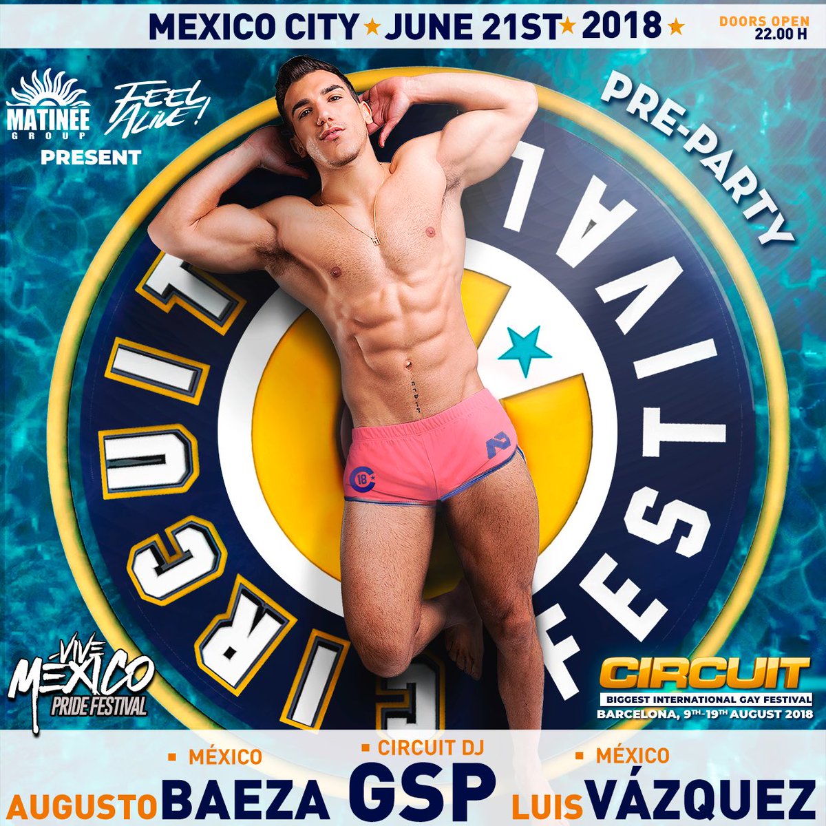 pridemexico's tweet photo. @CircuitFestBCN el festival más grande del mundo, ¡formará parte de nuestro pride! https://t.co/fDx1Fg2vXi

#FeelAlive
#ViveMexicoPrideFestival
#ElPrideMasGrandeDeMexico https://t.co/yrd02UaQu1