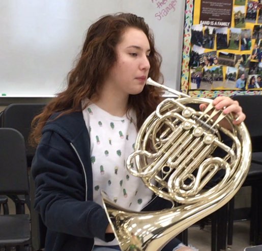 Senior #bryanstationhsband  Tribute: Asia!  Drum major, All-district, UK honor band, and All-state horn player, All- district Jazz trumpet! She was in our marching band, symphonic band, jazz band, orchestra, choir, and guitar ensemble. Her leadership and talent will be missed!