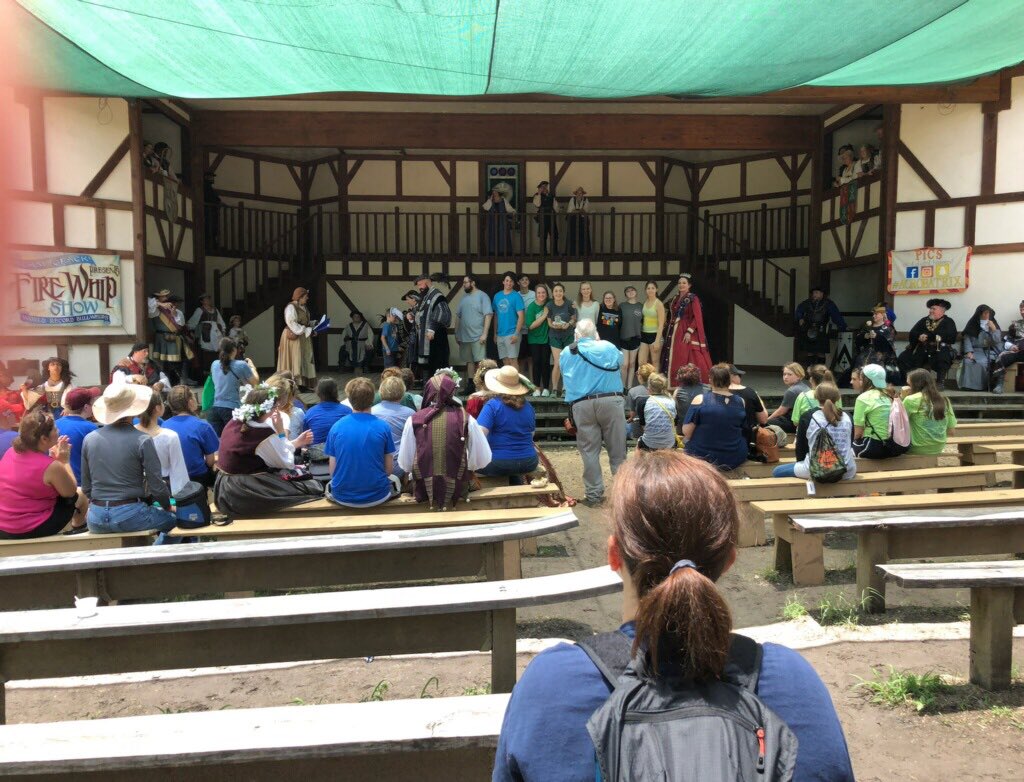 @libertyredhawktheater and LHS Choir represented their school well today! They attended and competed at Student Days at Scarborough Renaissance Festival for the first time. #lhstheatre #scarbouroughfair #scarbourgh #rennaissancefestival #theatre #friscoisd