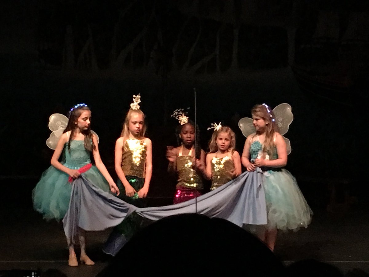 GAC_SKincade's tweet photo. I was amazed today! Elementary students were transformed into fairies, pirates, and lost boys, and Peter Pan flew through the air. #GACelem https://t.co/AM1qvMKQ5B