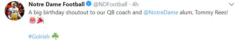 TheChop66's tweet photo. TFW ur Alma Mater and employer refuses to call you by ur chosen name on ur birthday #TomRees https://t.co/qi9ZDeamEI