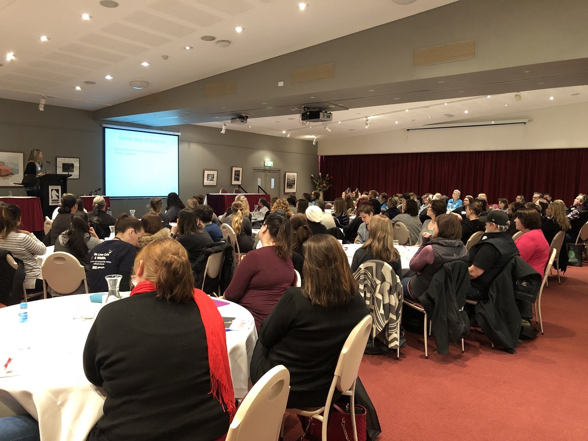 PAWprofdev's tweet photo. It’s happening! Behaviour, Welfare &amp; Wellbeing Seminar is GO! 🐾❤️ #PAWshelter18 https://t.co/SFlmAO38Lp