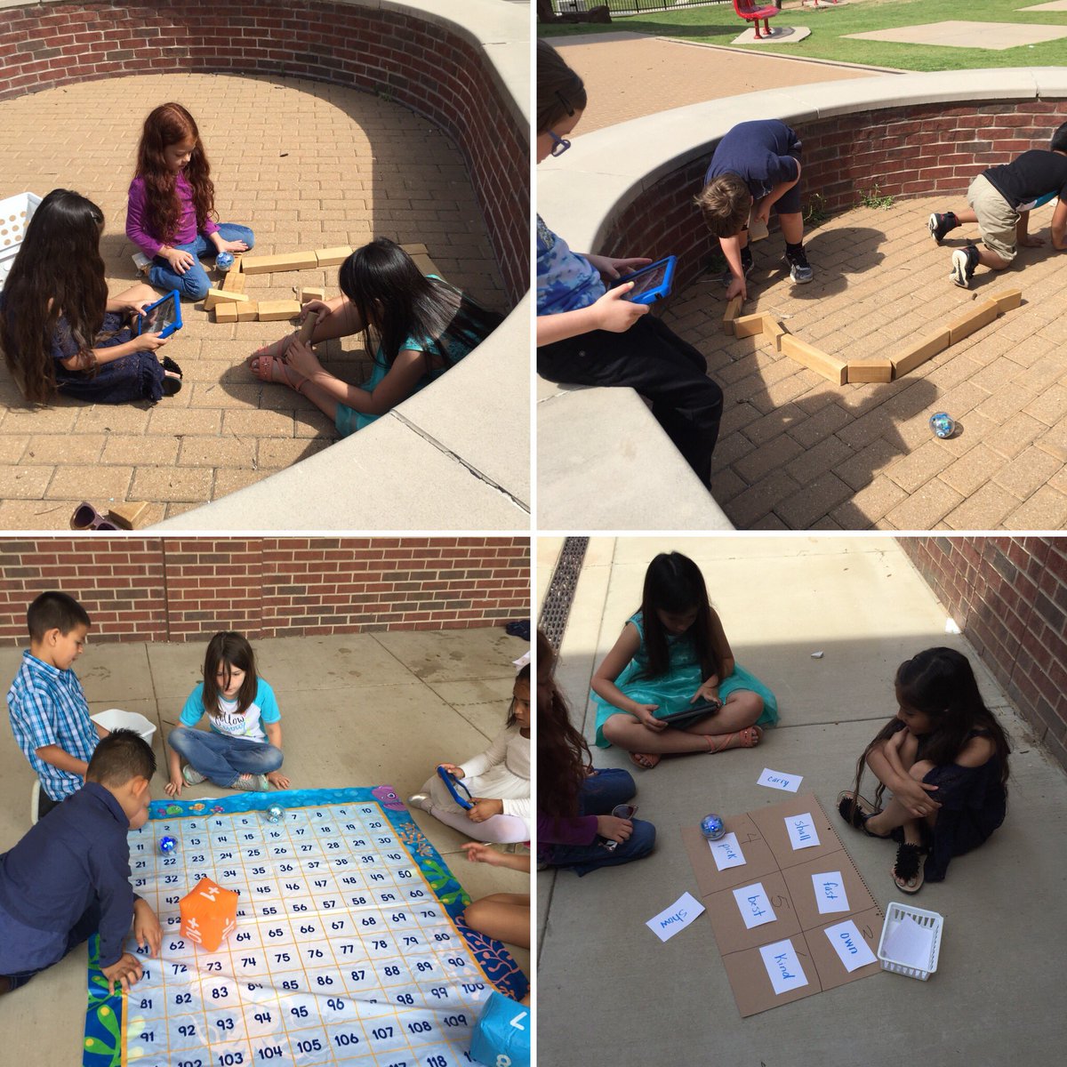 belllouann's tweet image. Last week of school; still learning: with Sphero #avcato #castleberryisd #weteach_CS