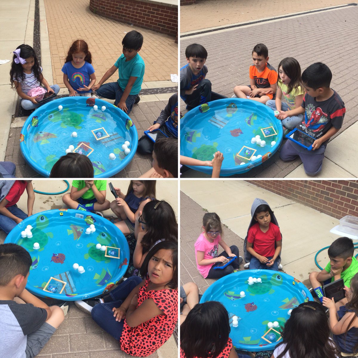 belllouann's tweet image. Last week of school; still learning: with Sphero #avcato #castleberryisd #weteach_CS