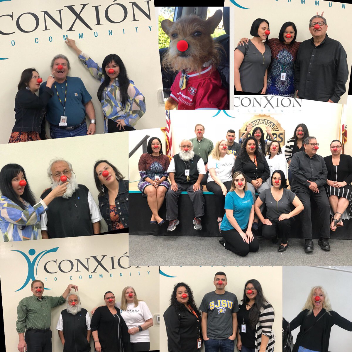 ConxionC's tweet photo. #RedNoseDay #unidosus #rednosedayConxion https://t.co/glfBgOVHbk