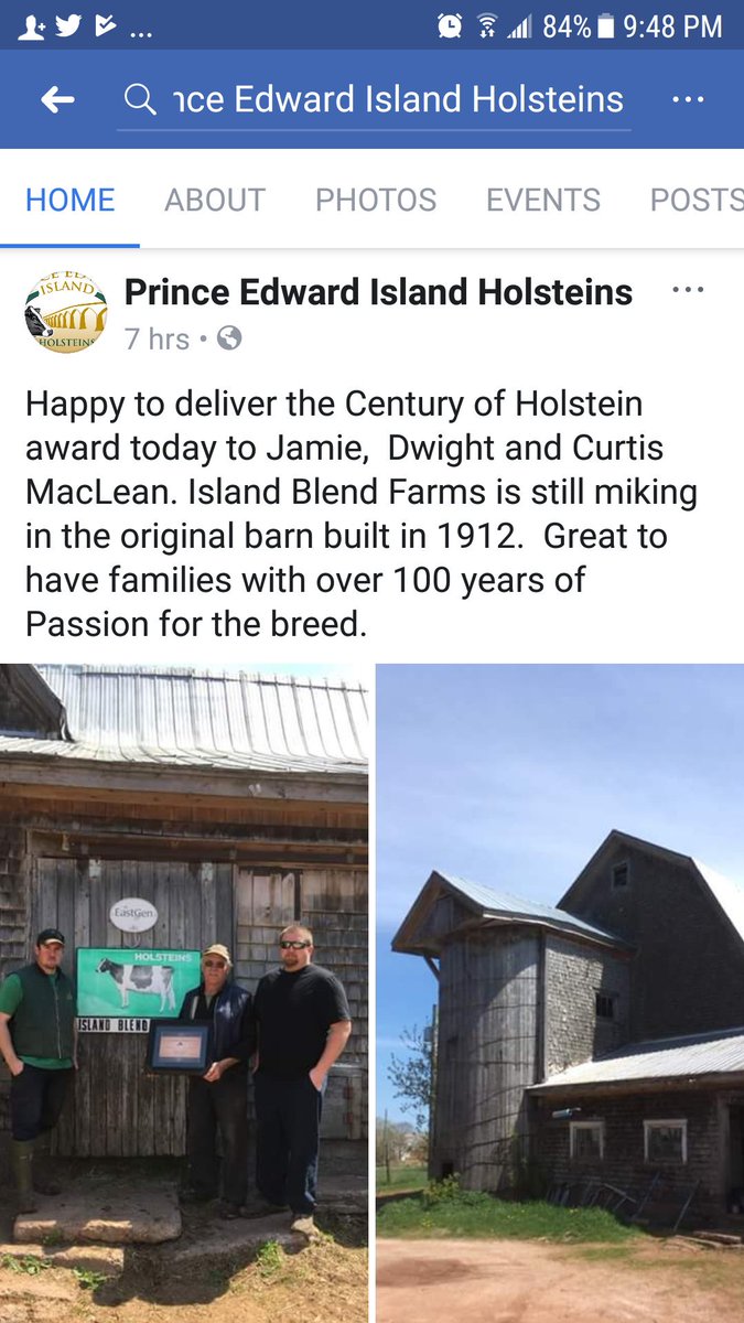 The MacLean's  reviving the Century of Holstein award.  <a href="/HolsteinCanada/">Holstein Canada</a>