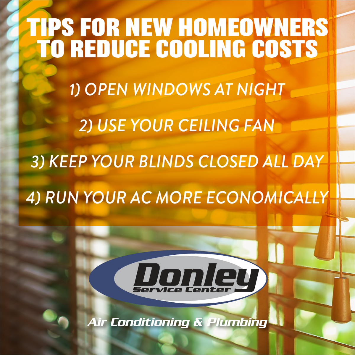 donleyservice's tweet photo. #ACTips Don't let your AC BLOW your money away. These four tips will help you avoid an expensive electric bill this summer. #newhomeownertips #newhomeowner https://t.co/MSWLwOZNST