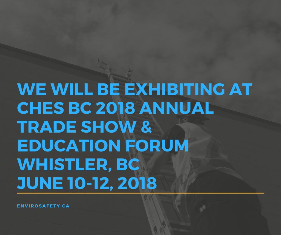 envirosafety1's tweet photo. We are excited to be exhibiting @CHES_SCISS tradeshow again this year in beautiful Whistler! @GoWhistler #chesconference #tradeshow #safety #confinedspace #fallprotection https://t.co/OMuoUOwhF8