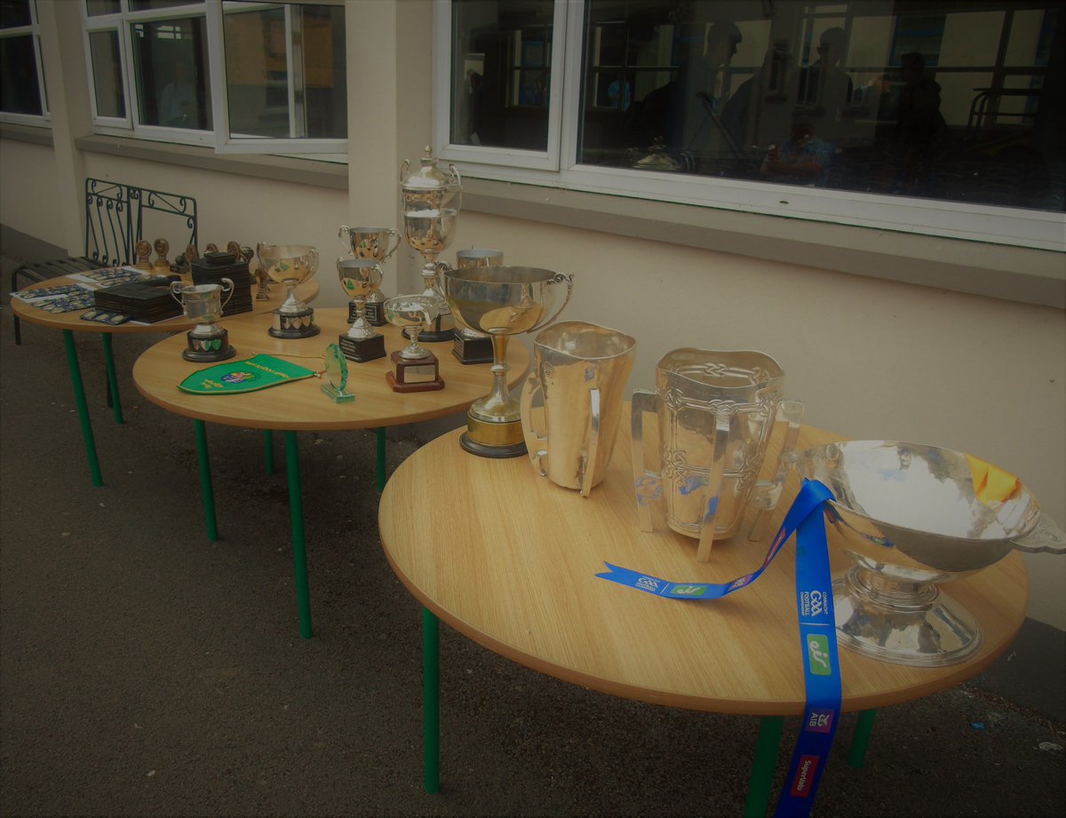 cbsroscommon's tweet photo. There was a serious array of silverware on display at our Sports Awards last Thursday. Pncluding our special visitors the Liam McCarthy,Irish Press Cup, Nestor Cup and FBD Cup #rosgaa #cbsgaa #cbsgolf #cbshurling #cbsfootball #cbsrugby #cbsbasketball #cbsathletics https://t.co/Mpafr0oiXQ