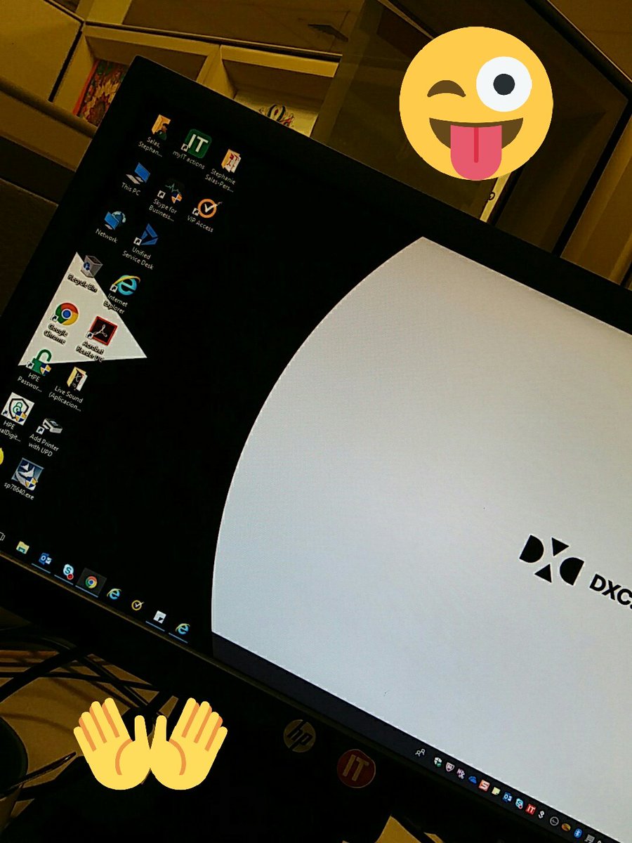 stephasanu's tweet image. Que bendición es tener limpio el &quot;Desktop&quot; #IT #TecSupport #CleanDesktop