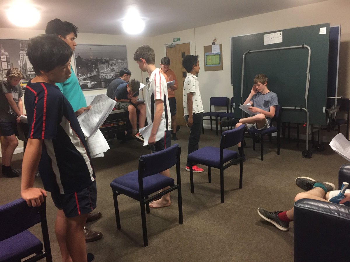 WinCollF's tweet image. Jun play rehearsals coming along nicely.