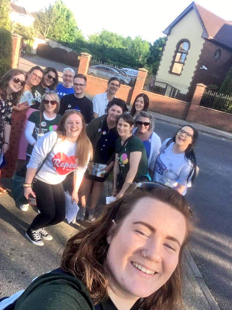The crew out in #Midleton tonight #EastCork 
A really positive response, with opportunity to inform &amp; empower #Together4YES #repealthe8th 
<a href="/TFYEastCork/">East Cork Together For Yes</a> <a href="/Together4yes/">Together for Yes</a> <a href="/CorkTogether4Y/">Cork Together for Yes</a>