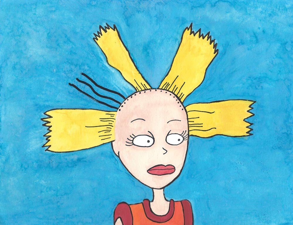 10. Rugrats Blue Hair Cynthia Doll - wide 4