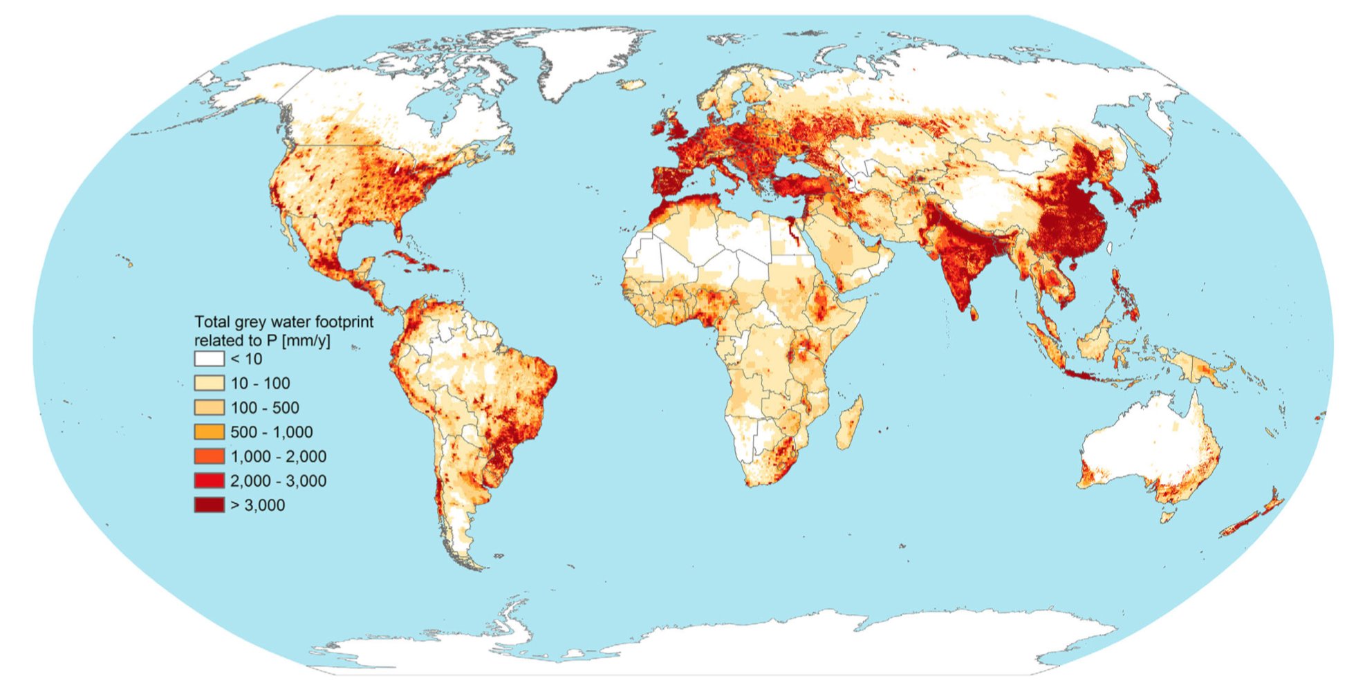 Water Pollution World Map Water Footprint On Twitter: "Global Water Pollution From Phosphorus. Paper:  Https://T.co/Nnaes6Qrvc Data: Https://T.co/Lqobrqplbm  Https://T.co/Oj4Vh6Vixv" / Twitter
