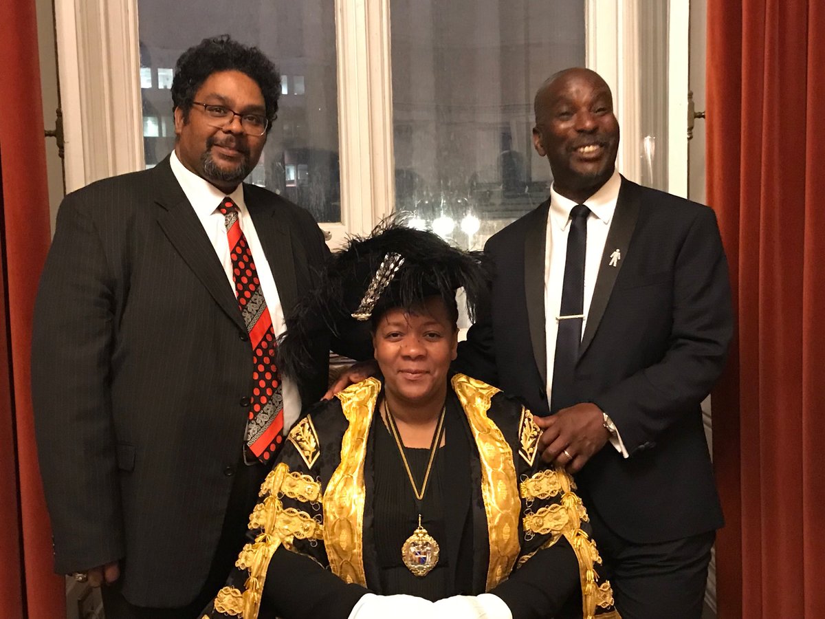 DESJADDOO's tweet photo. Congratulations to the New Lord Mayor of Birmingham Councillor  Yvonne Mosquito and Husband Winston https://t.co/DN0jT23h5w