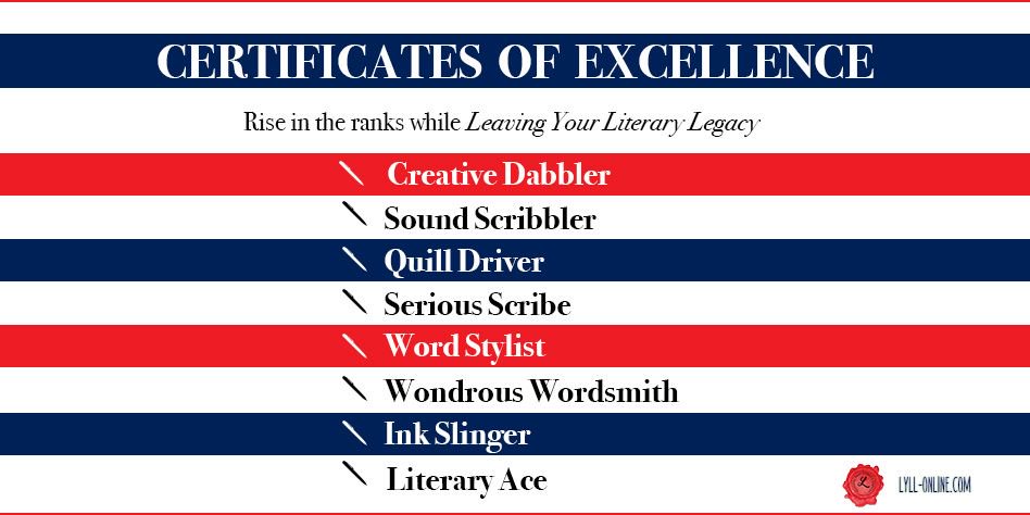 lyll_online's tweet photo. Publish your work to be eligible to receive certificates of excellence to place in your writing portfolios and on your resumes. Read how: https://t.co/raevqgEXqS #amwriting #homeschool #ihsnet #writerslife https://t.co/AK5h0mvcNR