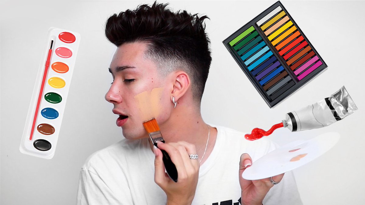 jamescharles's tweet photo. RT to be the next video's sister shoutout!!

FULL FACE OF MAKEUP USING ONLY ART SUPPLIES CHALLENGE 🎨  https://t.co/cwmppUE8N9 https://t.co/HHdXV1ONPk