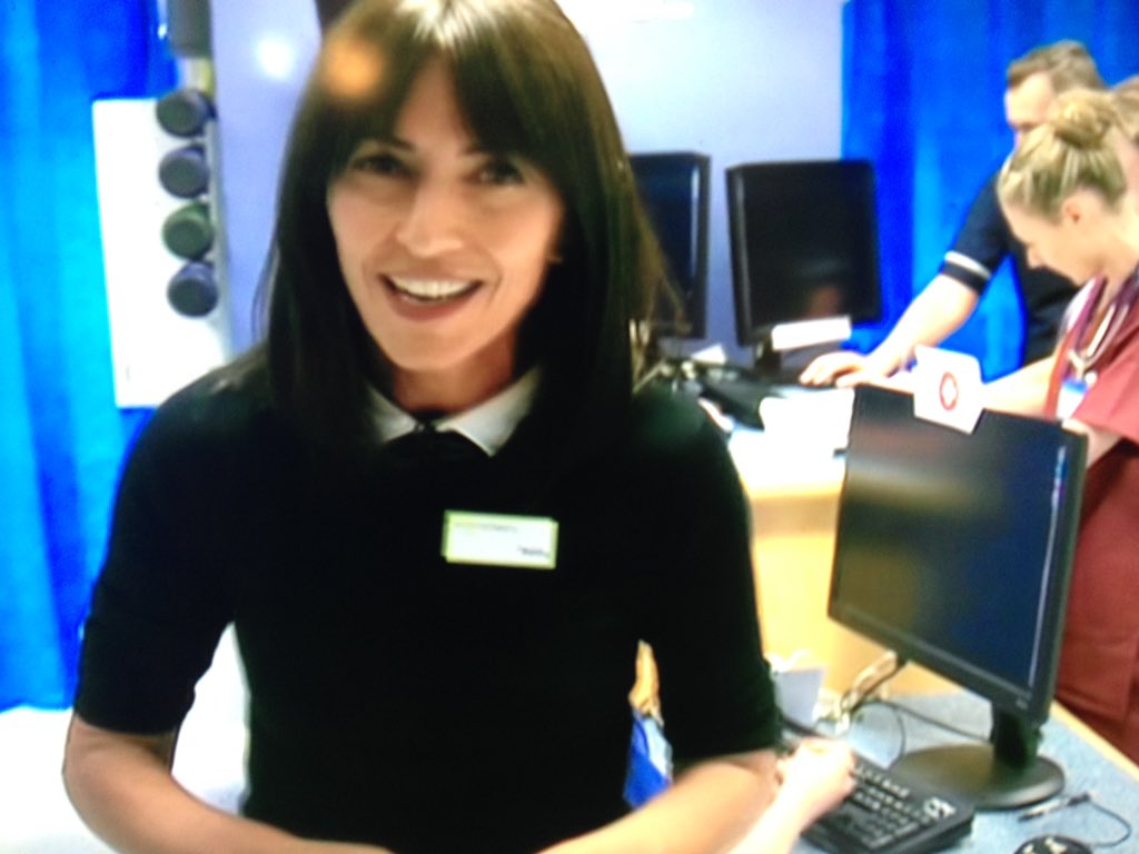 NHSEngland's tweet photo. A big thank you to @ITV  @ThisisDavina @nhsleeds and @LeedsHospitals for showing these #NHS #AandElive insights. Tune in for more tomorrow, same time, place. #NHS70 #NHSWeek #NHSHeroes #Team999 https://t.co/vDCLCcHvTQ