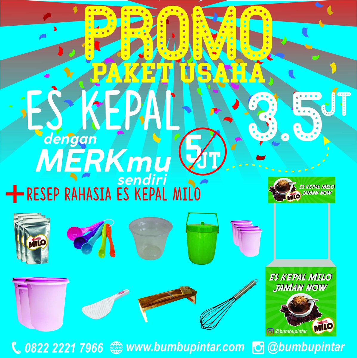 FicoAmanda's tweet photo. Mau jual es kepal dengan merk-mu sendiri ?
Cuma 3.5 juta udah lengkap dengan gerobaknya..
Hub : 082222217966 https://t.co/3W11EIeXz1