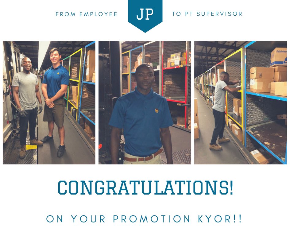 From employee to PT Supervisor! Congratulations on your promotion Kyor and welcome to the management team! #UPSer #SecondGeneration #LikeFatherLikeSon
