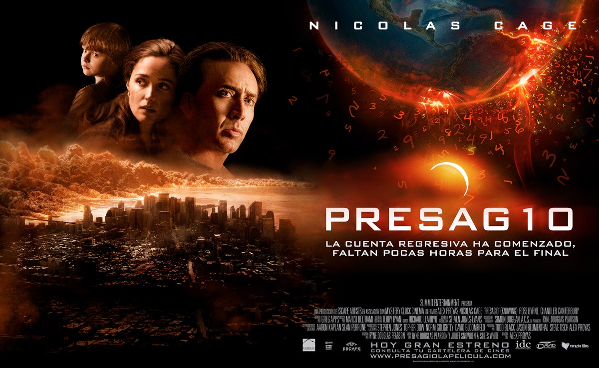 PeleiculasGDL's tweet photo. TITULO: PRESAGIO
AÑO: 2009
DIRIGIDA POR: Alex Proyas (Yo, Robot)
REPARTO: Nicolas Cage, Rose Byrne
GENERO: #accion #suspenso #cienciaficcion

LINCK TELEGRAM: https://t.co/Vm7OPqGhCY https://t.co/mipR279yyw