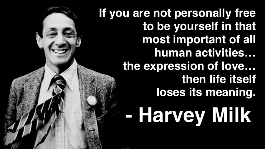 Happy birthday to Harvey Milk who inspired a movement, so life could have meaning for so many. 