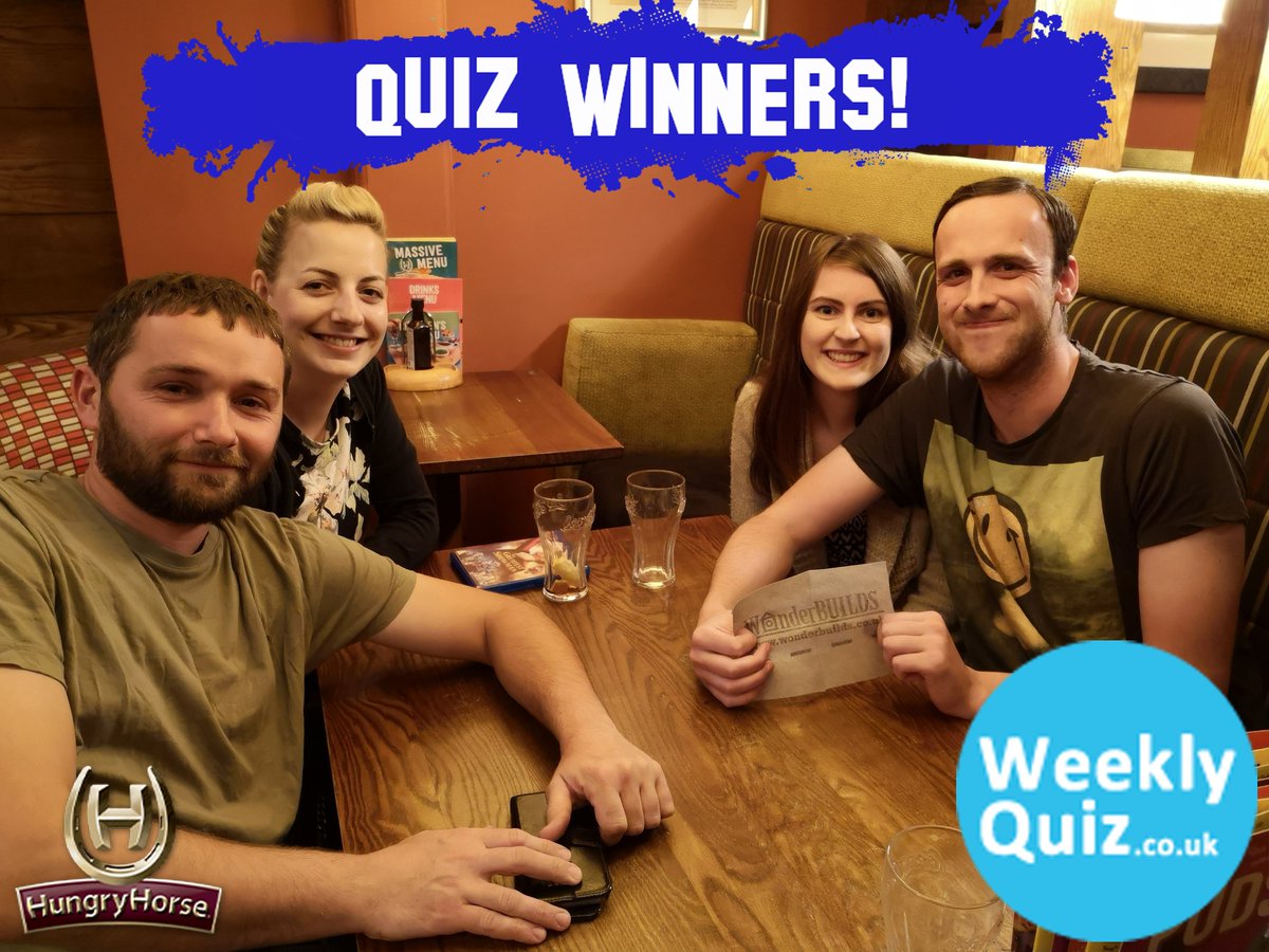 radio_mark's tweet photo. #Congratulations to "Gary Rowett Is A Treacherous Snake" who won this week's @WeeklyQuiz #PubQuiz at The Black Bull #HungryHorse in #Folkestone!
Join us every #Tuesday from 8pm for more #Quiz #Fun
@greeneking #TuesdayMotivation #BrainTesting #Shepway #Kent #Fun https://t.co/BNZxwS31Tz