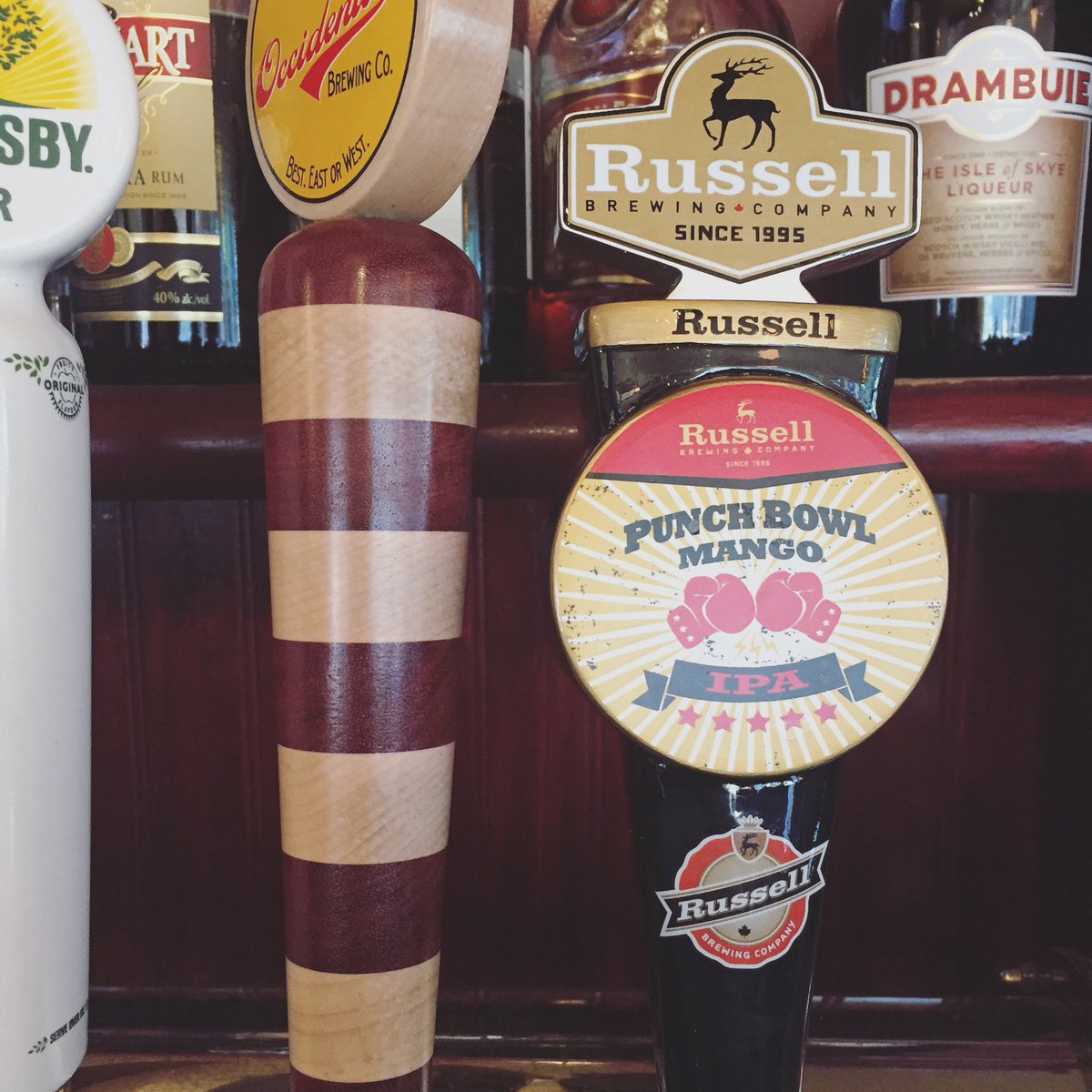Our newest tap: <a href="/russell_beer/">Russell Brewing Co</a> Punch Bowl Mango IPA. 🍻 On sale for happy hour 3-6pm daily while supplies last! #yyjbeer #yyjdrinks #yyjeats #yyjfood #yyjfoodie #craftbeer
