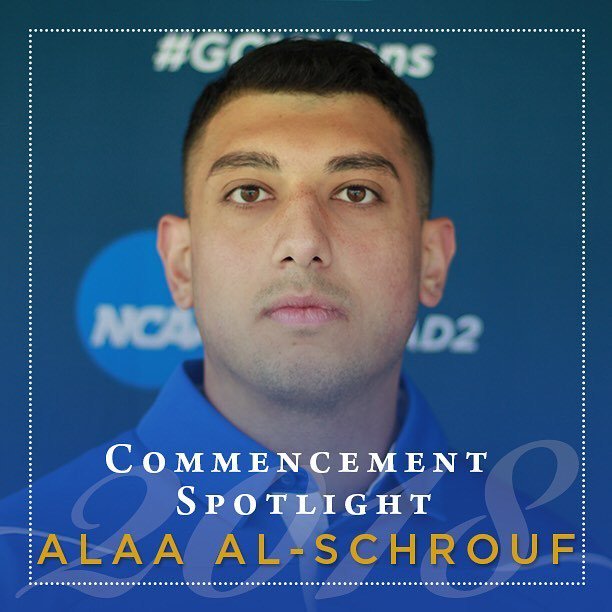 Georgiancourt's tweet photo. Congratulations to our next Commencement Spotlight, Alaa Al-Schrouf. He’ll graduate with a degree in exercise science - read more at the link in our bio! #gcu18 #gcupride #whygcu 🦁🎓 https://t.co/fTcW8G7kGc https://t.co/9eGdLA4PBJ